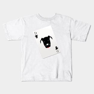 Blach and white cart Dog  Graphic Cute T Shirt Funny Cotton Tops Kids T-Shirt